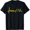 thumbnail image 1 of Funny School Bus Driver Gift | Love School Bus Heartbeat T-Shirt, 1 of 5