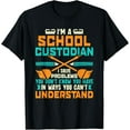 thumbnail image 1 of Funny School Custodian Definition Janitor Appreciation T-Shirt, 1 of 4