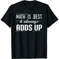 thumbnail image 1 of Funny School Math Is Best It Always Adds Up Math Teacher T-Shirt, 1 of 4