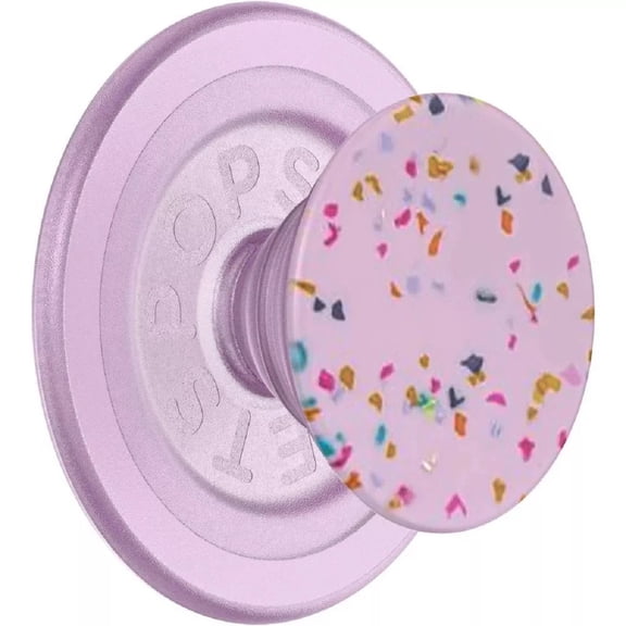 Magnetic Phone Grip with MagSafe, Magnetic Adapter Ring Included Plum Color