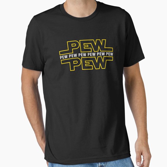 Funny Sci-Fi Laser Blaster Retro Gaming Shutter Vector T-Shirt