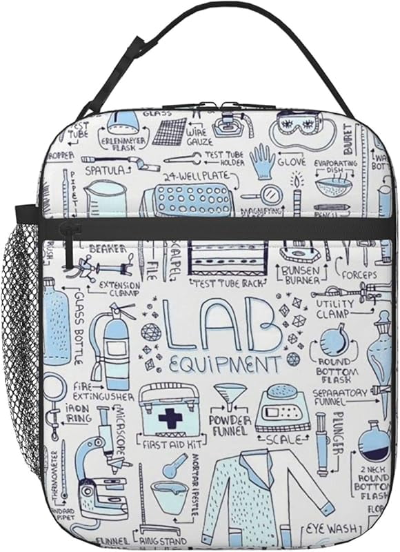 Funny Science Chemistry Lunch Box Insulated Soft Bag Reusable Cooler Bag For Women&Men&Work Picnic Hiking