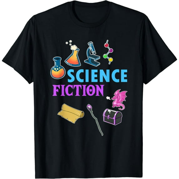 Funny Science Fiction Scientist Fantasy T-Shirt