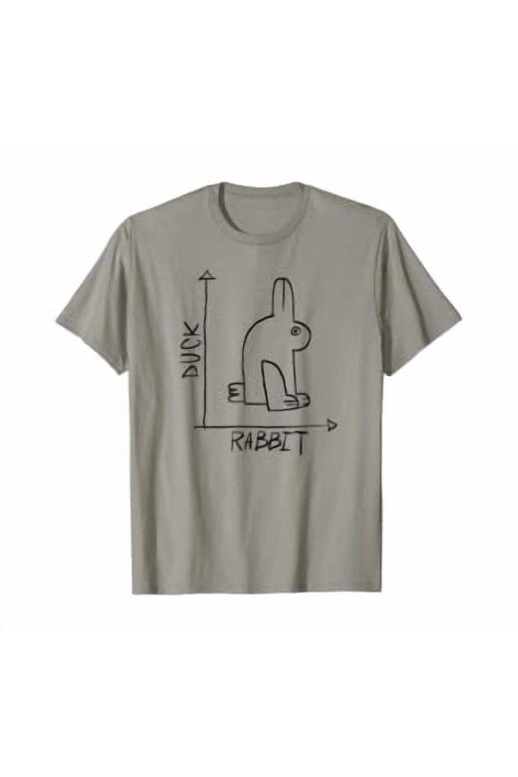 Funny Science Nerd Duck Rabbit Physics Math Geek Gift T-Shirt