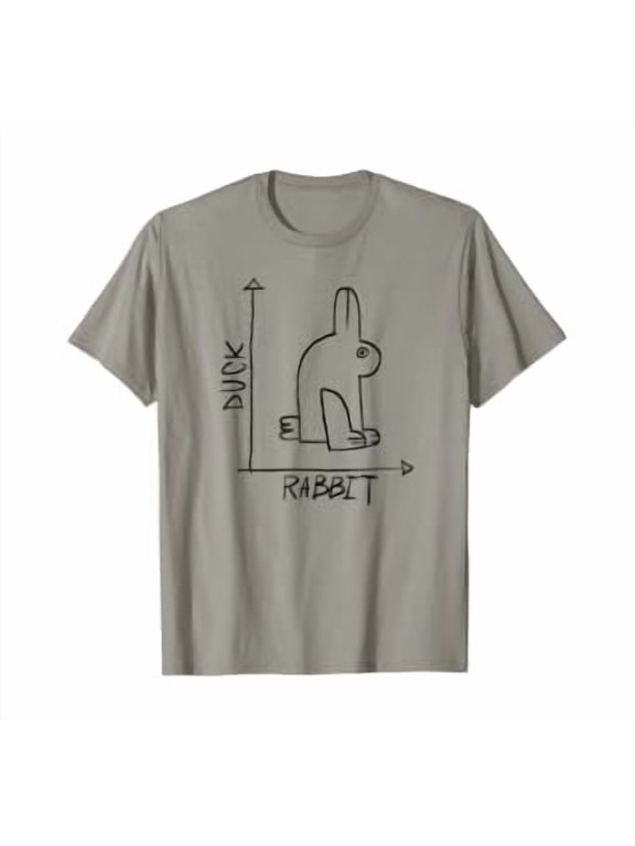 Funny Science Nerd Duck Rabbit Physics Math Geek Gift T-Shirt