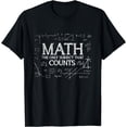 thumbnail image 1 of Funny Science Nerd Math The Only Subject That Counts Math T-Shirt, 1 of 4