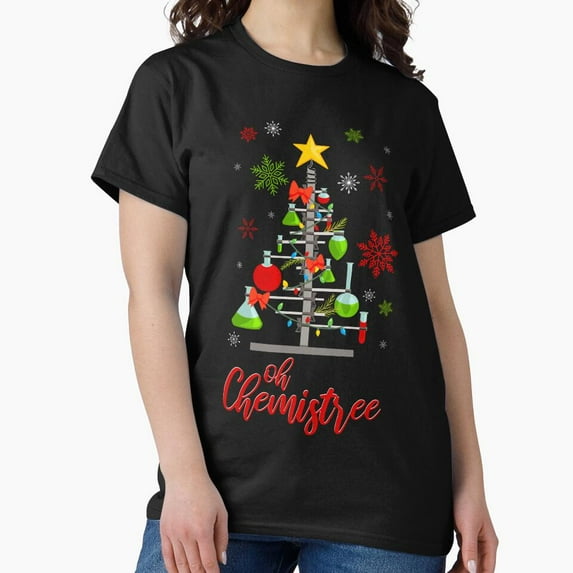 Funny Science Pun Oh Chemistree For Your Holiday Chemistry Themed Gift G22737 Unisex T-Shirt, Up to Size 5XL