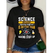 Funny Science Shirt For Teacher Science Chemistry Men Women T-Shirt Graphic Tee summer Tops For Women Round Neck Fashion Cotton shirts