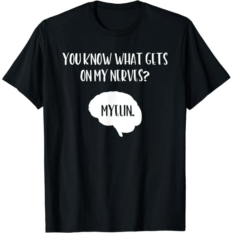 Funny Science T-Shirt Neuroscience Teacher Brain Pun Tee Funny Science T-Shirt Neuroscience Teacher Brain Pun Tee
