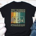 thumbnail image 1 of Funny Science Teacher Gift Playground Duty Humor Sarcastic Art Graphic Tee,for unisex up to size 5XL, 1 of 2