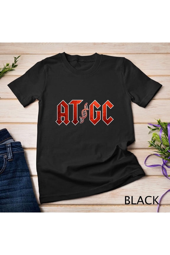 Funny Science To Wear Gift DNA ATGC Genetic Biology Graphic Shirt,for unisex up to 5XL