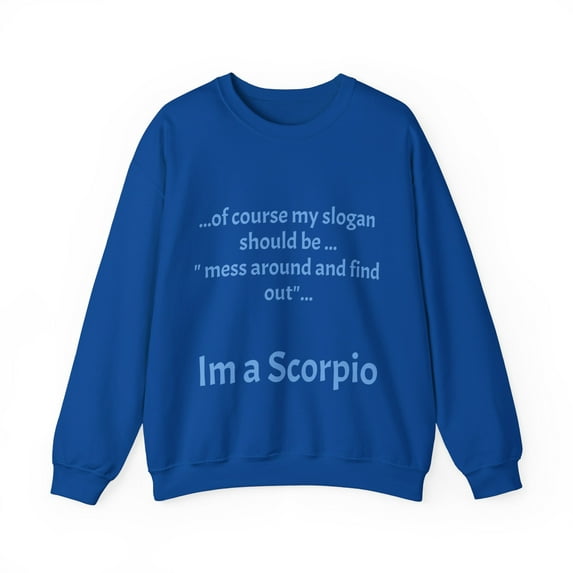 Funny Scorpio Zodiac Unisex Heavy Blend™ Crewneck Sweatshirt