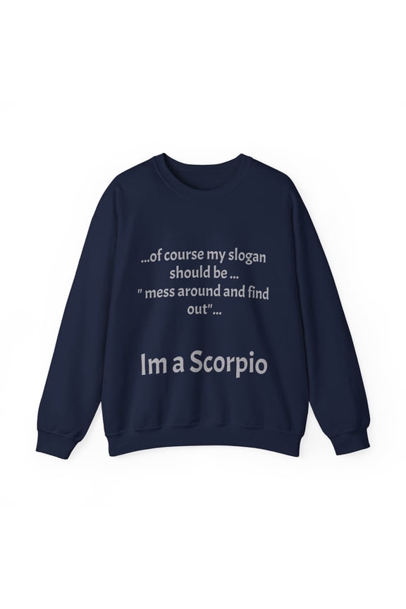 Funny Scorpio Zodiac Unisex Heavy Blend™ Crewneck Sweatshirt