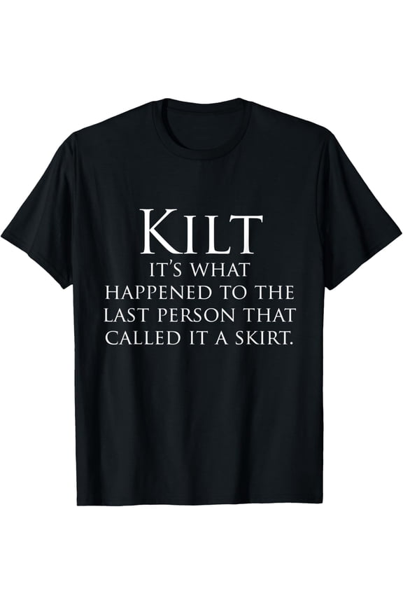 Funny Scottish Bagpipe Kilt Scotland Pride Gift T-Shirt