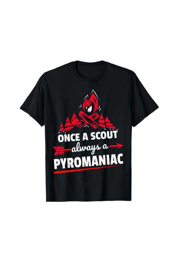 Funny Scouting Campfire T-Shirt for Outdoor Enthusiasts and Nature Lovers