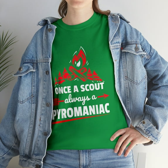 Funny Scouting Pyromaniac Campfire T-Shirt