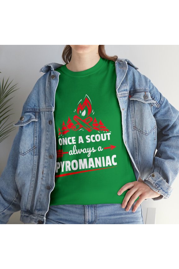 Funny Scouting Pyromaniac Campfire T-Shirt