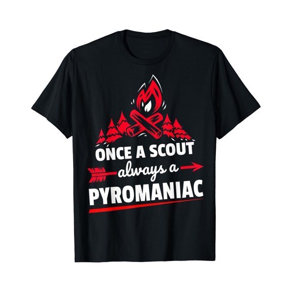 Funny Scouting Pyromaniac Campfire T-Shirt