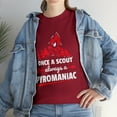thumbnail image 1 of Funny Scouting Pyromaniac Campfire T-Shirt, 1 of 2