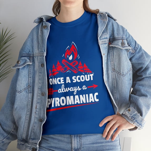 Funny Scouting Pyromaniac Campfire T-Shirt