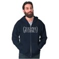 thumbnail image 1 of Funny Screaming Internally Sarcastic Zip Up Hoodie Men's Women's Brisco Brands S, 1 of 6
