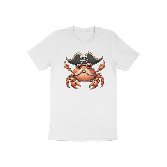 Funny Sea Creature Ocean Pirate Crab Hunting Sailor Gift T-Shirt Marine Seafood Pirate Crab Birthday Holiday Gifts Men Women Kids Tshirt