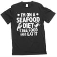 thumbnail image 1 of Funny Seafood Shirt Trendy Foodie T-Shirt Humorous Gift Seafood Lover Tee, 1 of 5