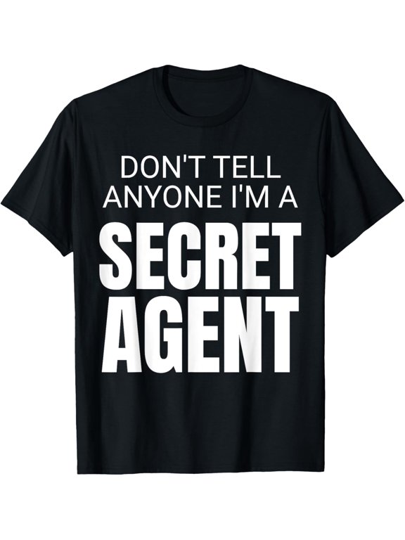Funny Secret Agent Costume Halloween T-Shirt