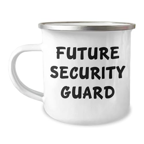 Funny Security Guard Quote Gifts from Friends to Security Guard Love, Valentine's Unique Security Guard Gifts for Men, Security Guard Camping Mug