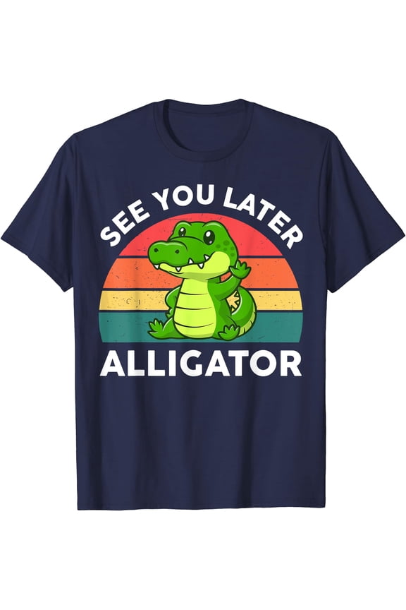 Funny See You Later Alligator Shirt Crocodile Youth Kids Boy T-Shirt, Unisex T-Shirt