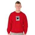 thumbnail image 1 of Funny Selfie Photobomb Retro Picture Unisex Plus Fleece Graphic Sweatshirt Brisco Brands 3X, 1 of 5