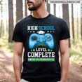 Funny Senior Gamer 2024 High School Level Complete 2024 Grad Tshirt