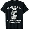 thumbnail image 1 of Funny Senior Graduate Class Of 2024 Countdown to Graduation T-Shirt, 1 of 5