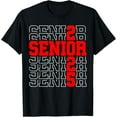 thumbnail image 1 of Funny Senior Graduation Gift Class of 2025 Senior Boys Girls T-Shirt Men women T-shirt black, gift. Sizes: S, M,L, XL, 2XL, 3XL, 4XL, 1 of 4