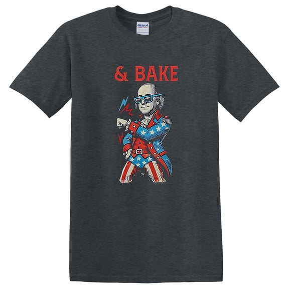 Funny Shake And Bake 4th July Couple Matching And Patriotic T-Shirt Unisex, up to 5XL