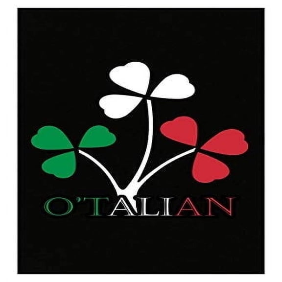 Shamrock Green Clover Poster - Wall Decor for St. Patrick's Day Gift