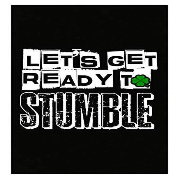 Funny Shamrock Poster - Wall Decor for St. Patrick's Day Gift