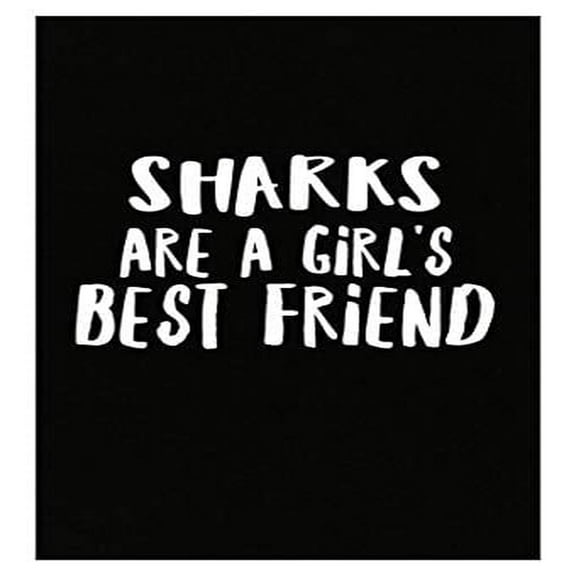 Funny Shark Poster - Great White & Hammerhead Design for Girls' Room Decor