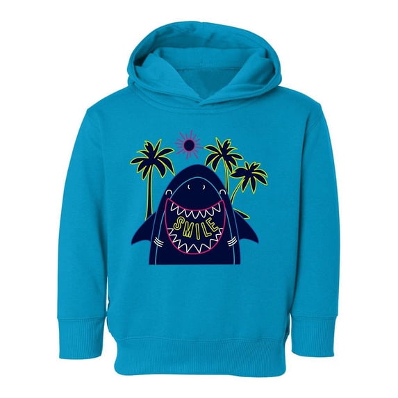 Funny Shark Smiling Hoodie Toddler -Image by Shutterstock, 4 Toddler