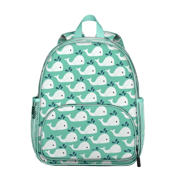 Funny Shark Student Backpack - Waterproof Lightweight School Bag with Nautical Marine Life and Tropical Ocean Cartoon Print, Comfortable and Durable