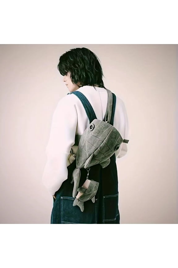 Funny Sharks Crossbody Bag for Men Women - Chest Bag Shoulder Sling Pack Trendy Animal Purse Canvas Phone Wallet Gifts for Shark Lovers Teen Bo-ys Dad