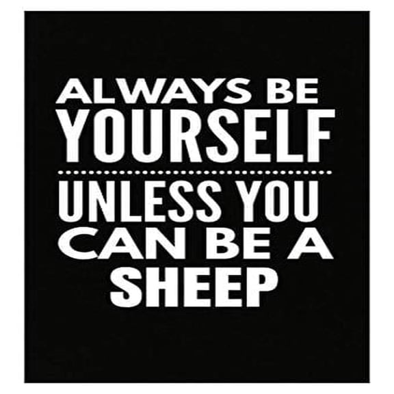 Funny Sheep Poster - Wall Decor for Livestock Gift