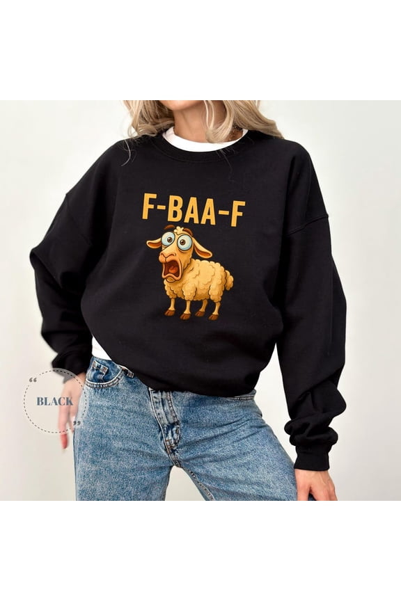 Funny Sheep Sweatshirt | Meme Pullover | Sarcastic Goat Graphic Sweater | Farm Animal Humor Crewneck | Funny Inappropriate Gift | Men Gift All Size S-5Xl