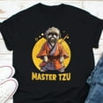 thumbnail image 1 of Funny Shih Tzu Dog Lover Gift Master Tzu Samurai Martial Art Graphic Tee,for unisex up to size 5XL, 1 of 2