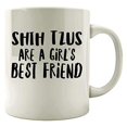 thumbnail image 1 of Funny Shih Tzus 11 oz Coffee Mug - Girl's Best Friend White Ceramic Gift, 1 of 4