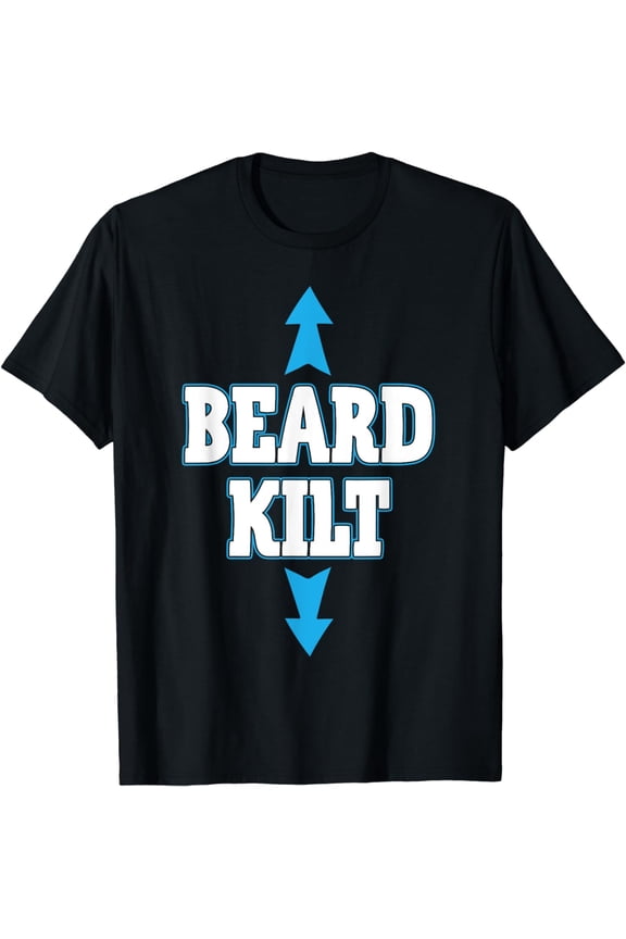 Funny Shirts Beard Kilt Tees Scottish Men Dad Uncle Gifts T-Shirt
