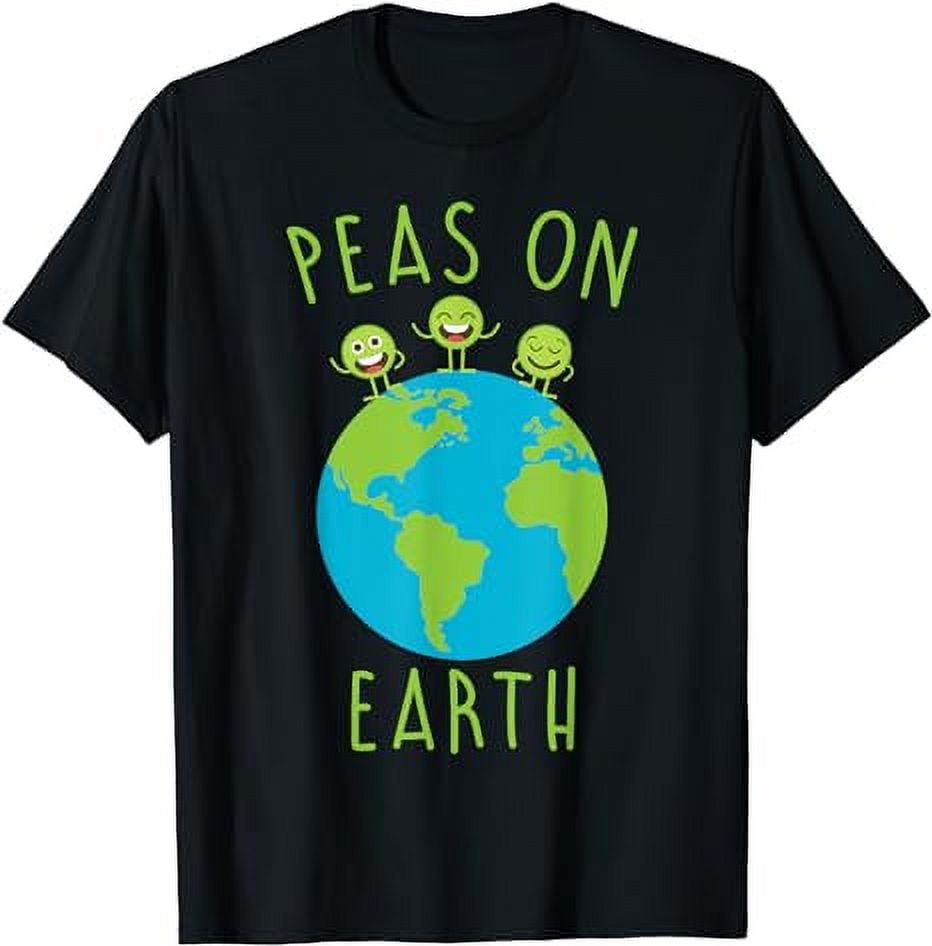 Funny Shirts Peas On Earth Tees Peace Men Women Kids Gifts Funny Shirts Peas On Earth Tees Peace Men Women Kids Gifts