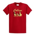 thumbnail image 1 of Funny Short Sleeve T-shirt College Leaders of Tomorrow Drunks of Today-red-XXXL, 1 of 4