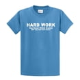 thumbnail image 1 of Funny Short Sleeve T-shirt Hard Work Has Never Killed. Why Take That Chance-Carolina-XXL, 1 of 4