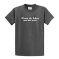 thumbnail image 1 of Funny Short Sleeve T-shirt Women Who Behave Rarely Make History-HeatherGray-Large, 1 of 4